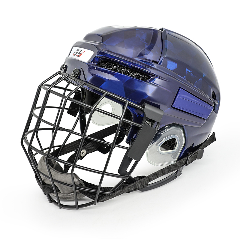 Original Carbonfaser 3D Printdinered Liner Ice Hockey Helm Custom