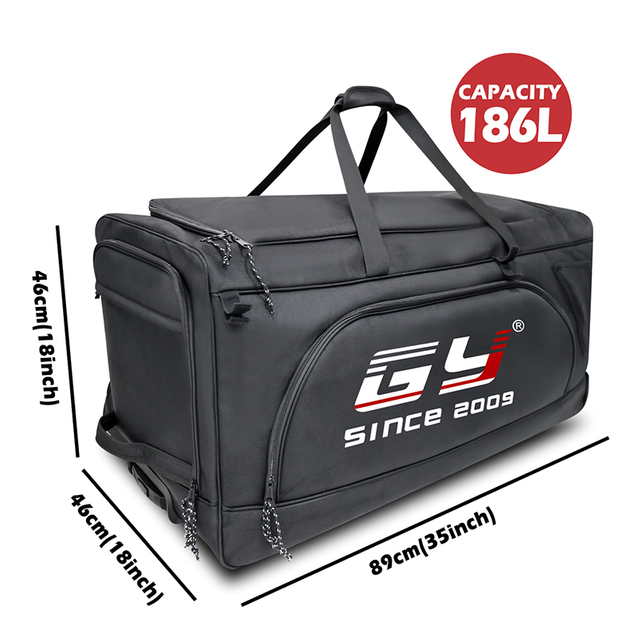 Custom Large Ice Hockey Ausrüstungstasche mit Rädern