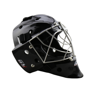 Schützender Eishockey-Torwarthelm mit Stahlkopf