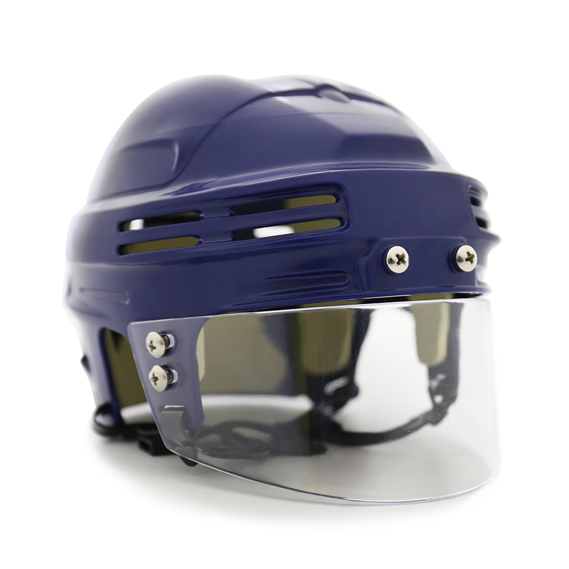 Custom Display Mini-Eishockey-Helm-Kombination mit Visier