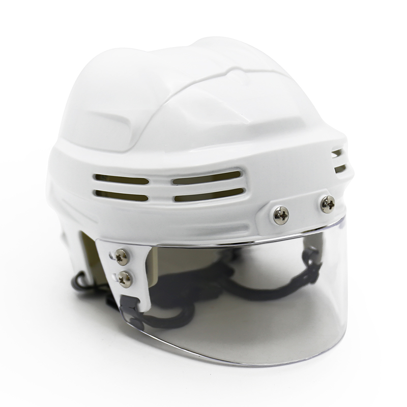 Custom Display Mini-Eishockey-Helm-Kombination mit Visier