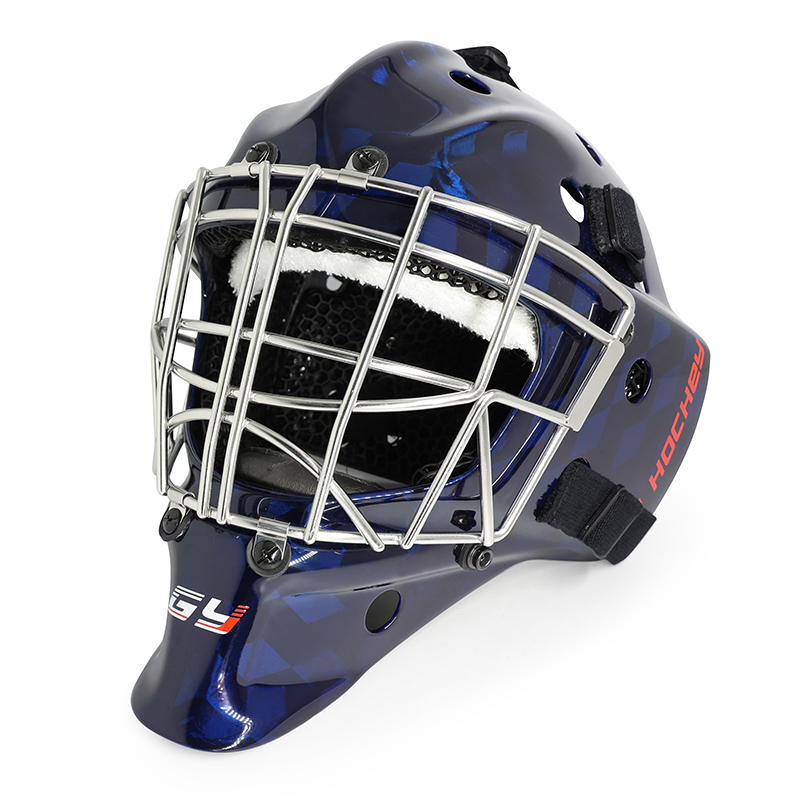 3D -gedruckte Auskleidung benutzerdefinierte Erwachsene XL Ice Hockey Torwart Helm