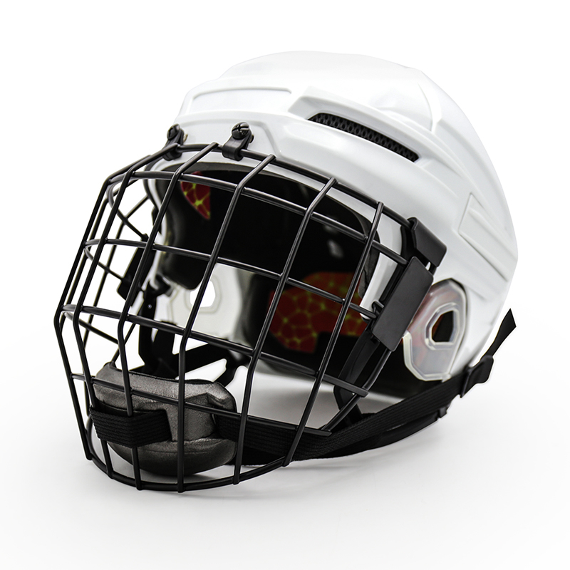 Maßgeschneiderter Profi-Eishockeyhelm für Erwachsene mit Käfig