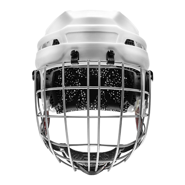 Eishockeyhelm aus alternativem D3O-Material und Gitter-3D-Druckfutter