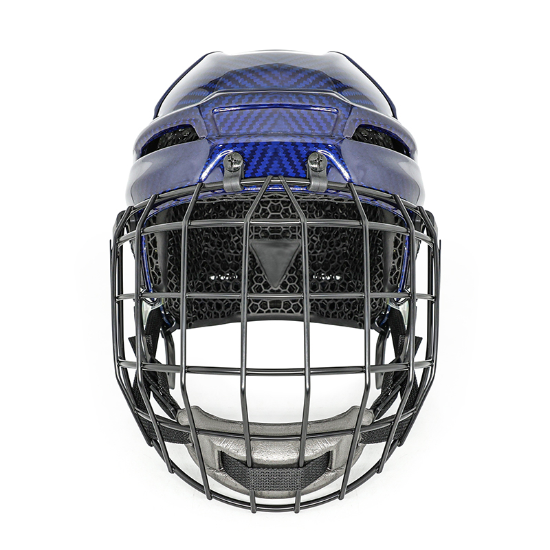 Original Carbonfaser 3D Printdinered Liner Ice Hockey Helm Custom