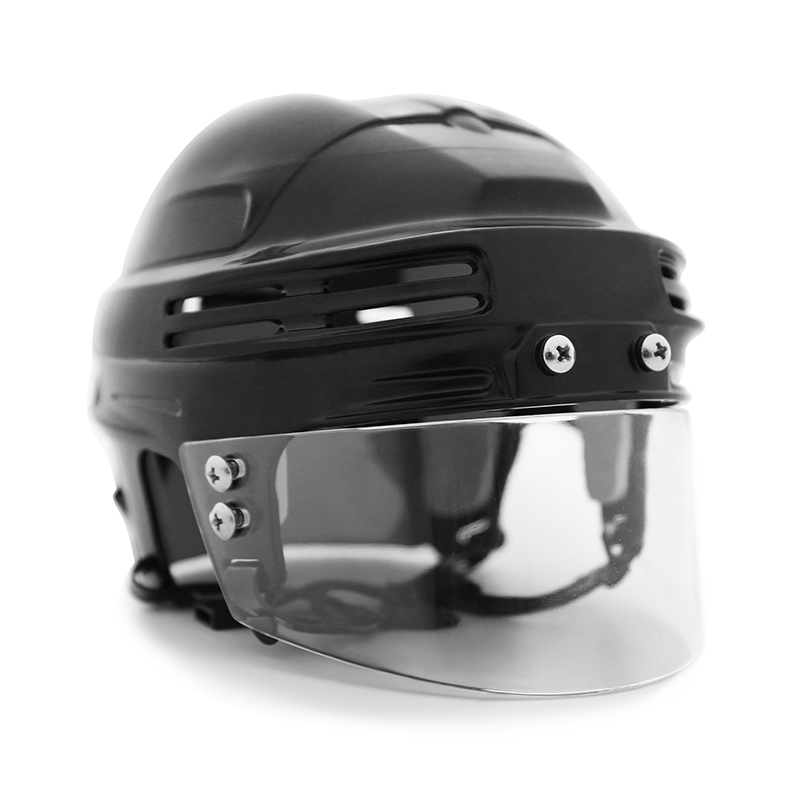 Custom Display Mini-Eishockey-Helm-Kombination mit Visier