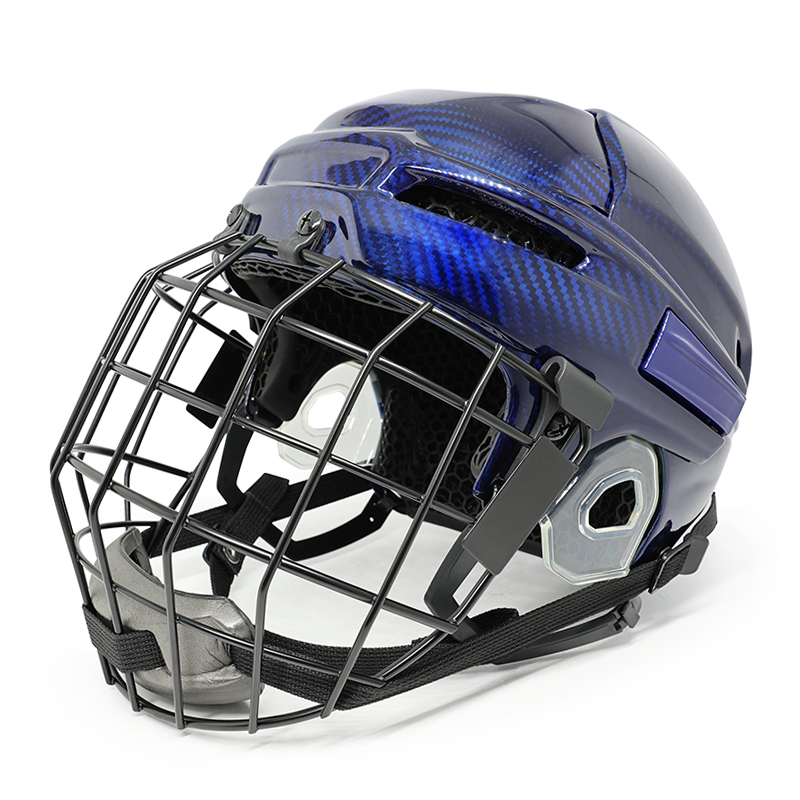 Original Carbonfaser 3D Printdinered Liner Ice Hockey Helm Custom