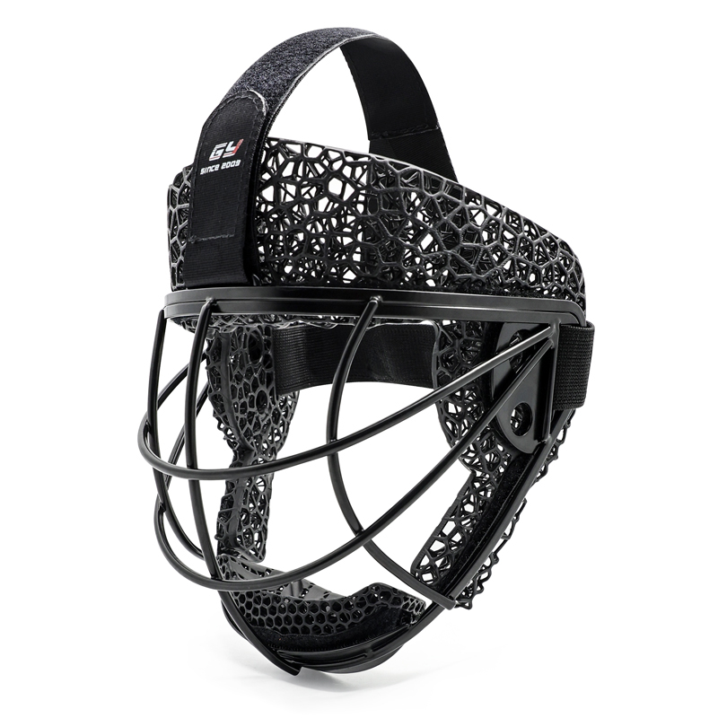 Benutzerdefinierte 3D -gedruckte Schaumstoff -Metall -Feldhockey -Defensiv -Eckmaske