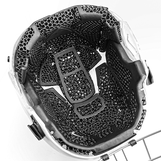 Lattice 3D-gedruckter Liner-Eishockeyhelm