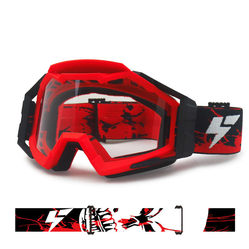 Klare kompatible Antibeschlag-Motocross-Brille