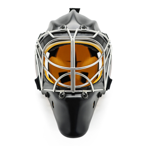 Schutz der Eishockey -Torwarthelm aus Weißstahlsicherheit