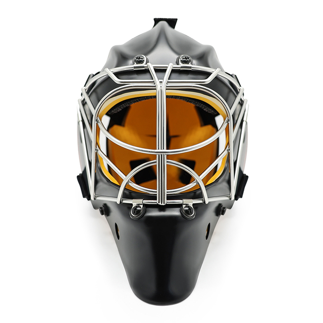Schutz der Eishockey -Torwarthelm aus Weißstahlsicherheit