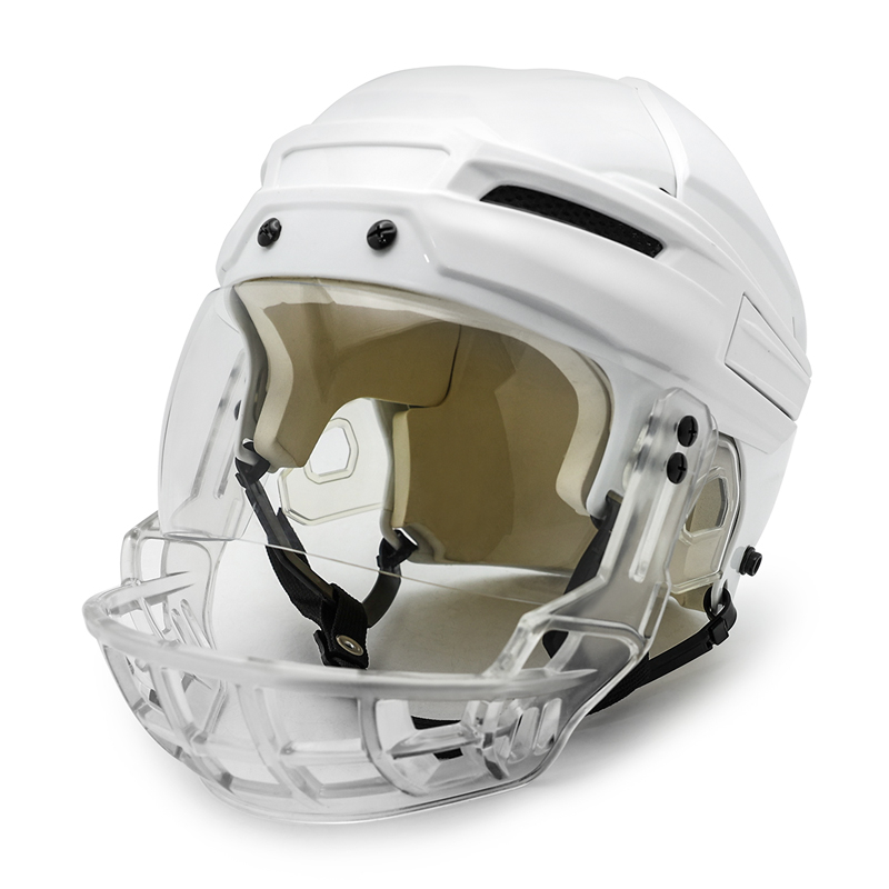 Austausch des unteren Käfigschutzes der Polycarbonatstangen für Hockey
