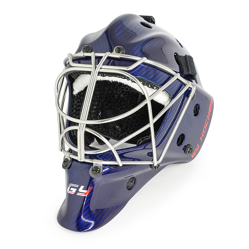 3D -gedruckte Auskleidung Cat Eye Pro Hockey Torwart Helm Senior
