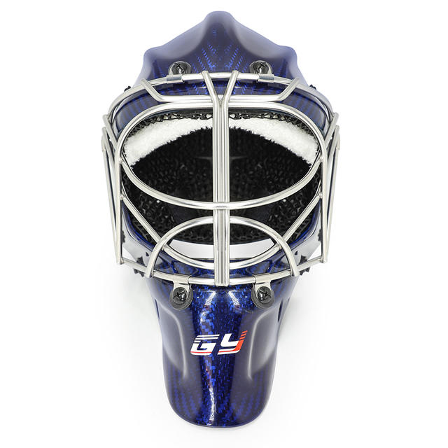 3D -gedruckte Auskleidung Cat Eye Pro Hockey Torwart Helm Senior