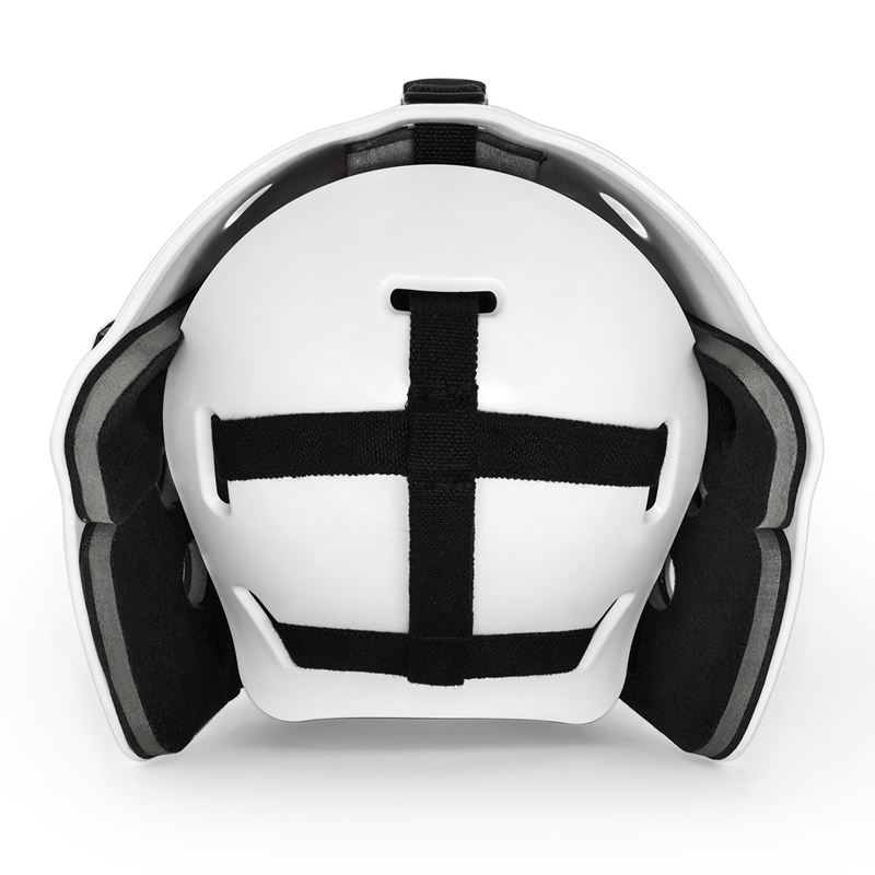 Belüftete Junior-Unihockey-Torwarthelmmaske mit ABS-Schale