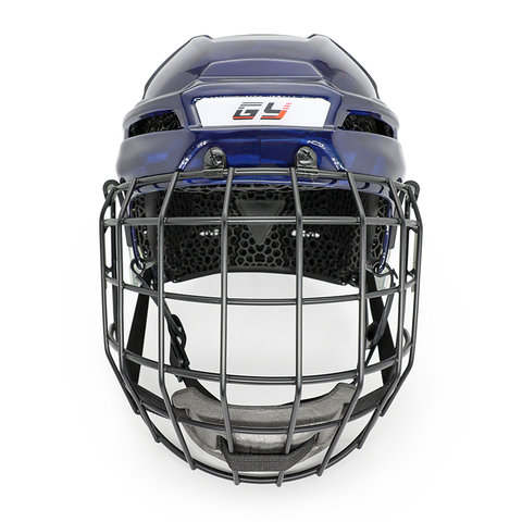 Original Carbonfaser 3D Printdinered Liner Ice Hockey Helm Custom