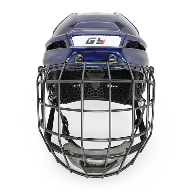 Original Carbonfaser 3D Printdinered Liner Ice Hockey Helm Custom