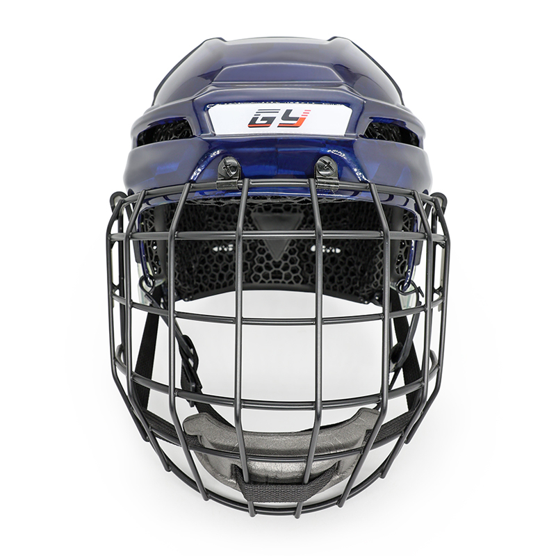 Original Carbonfaser 3D Printdinered Liner Ice Hockey Helm Custom