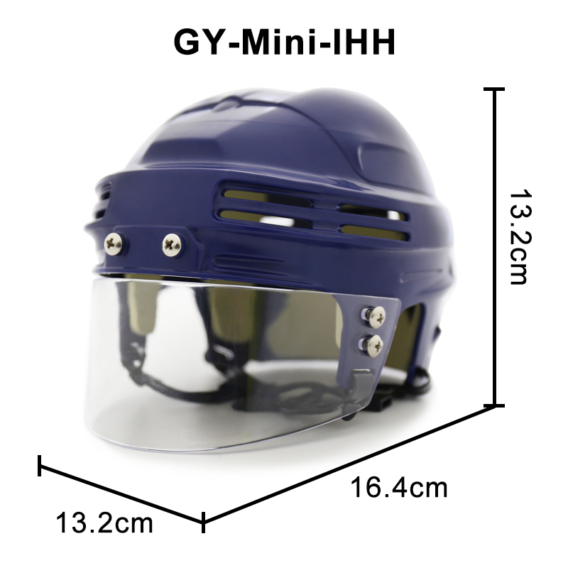 Custom Display Mini-Eishockey-Helm-Kombination mit Visier