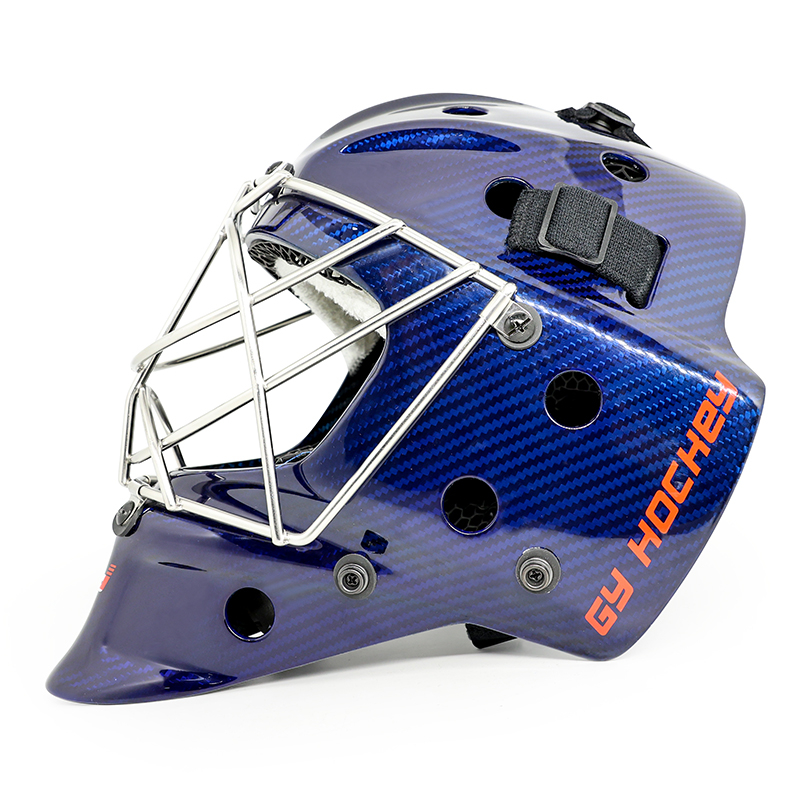 3D -gedruckte Auskleidung Cat Eye Pro Hockey Torwart Helm Senior