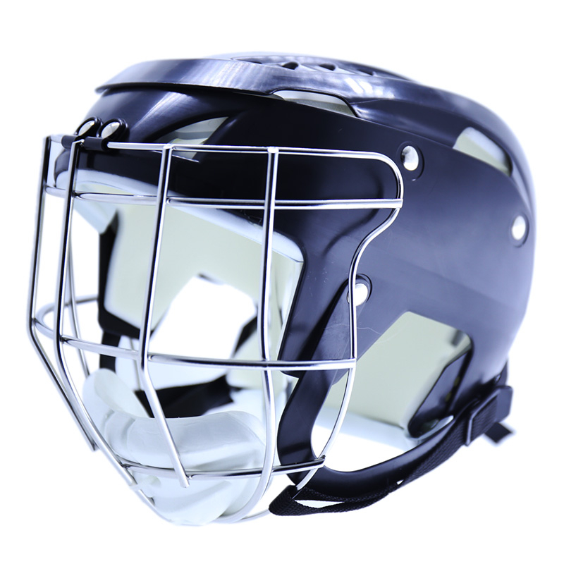 Hochwertiger Kopfschutz-Hurling-Helm mit Gesichtsmaske
