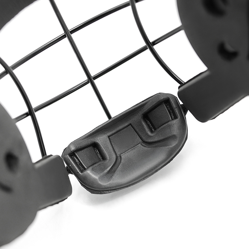 Cat-Eye Black Metal Field Hockey Elfmeter Eckverteidigungspieler Maske