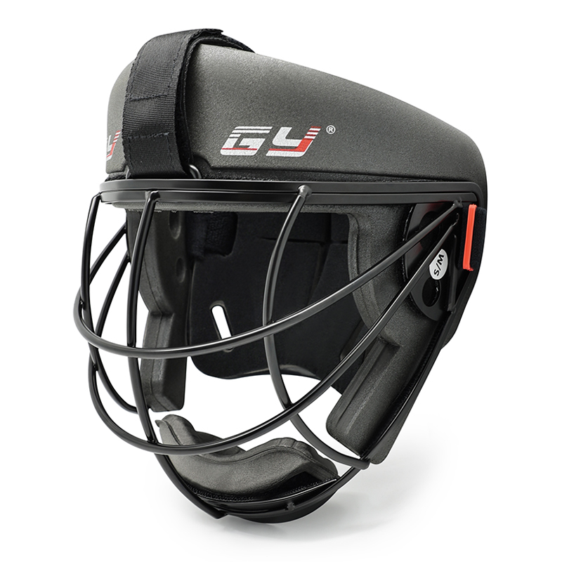 Hochwertige Sicherheits-Feldhockey-Gesichtsmaske mit Rückenplatte