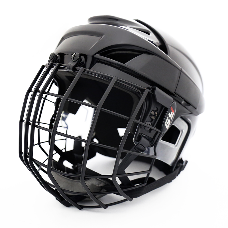 Befestigungs- und Einstellmechanismen f&uuml;r Eishockeyhelme