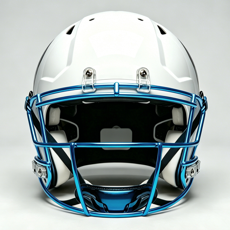 OEM-Gesichtsmaske für American Football aus hochfestem Stahl und Chrom