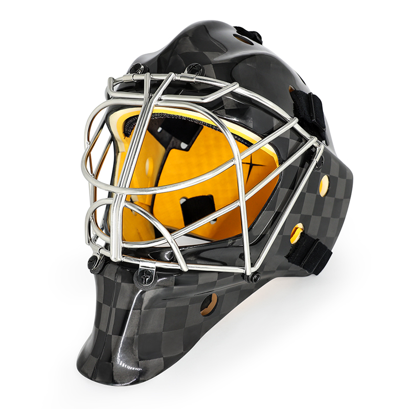 Sicherheits&uuml;berpr&uuml;fung des Eishockeyhelms