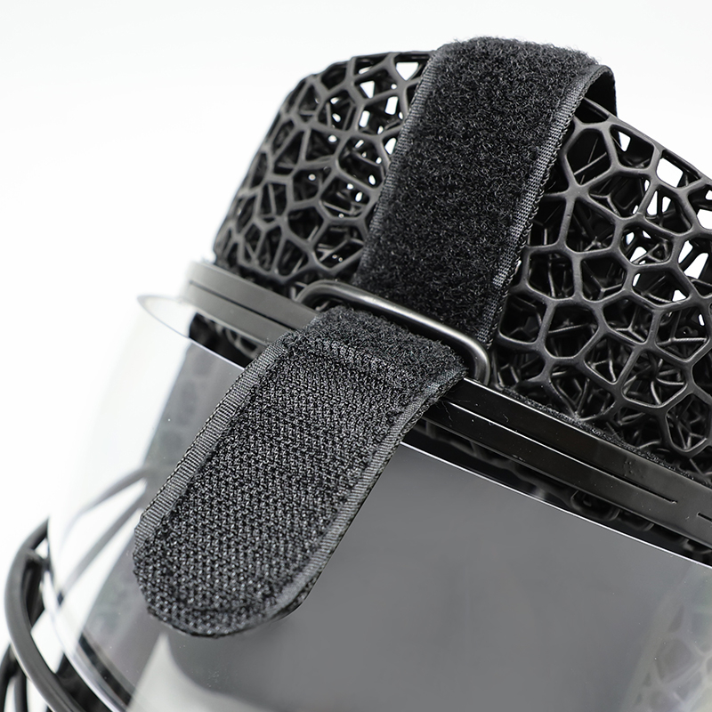3D-gedruckte Feldhockey-Elfmeter-Gesichtsmaske mit Visier